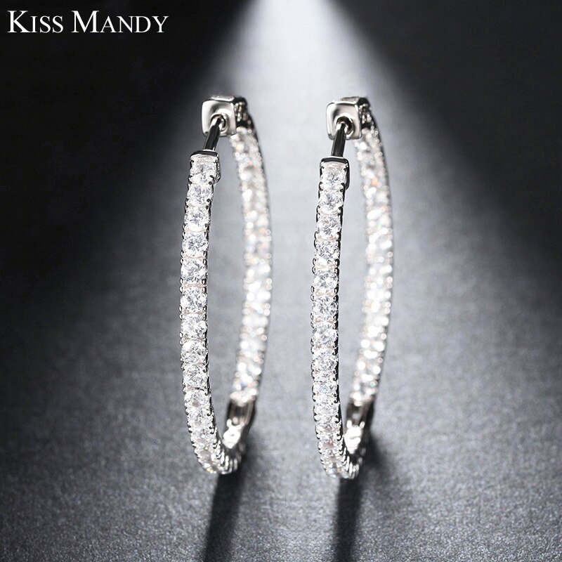 KISS MANDY 44 Pieces Clear Hoop Earrings  ģ..